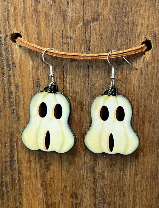 Lumpy Pumpkin Gourd Earrings