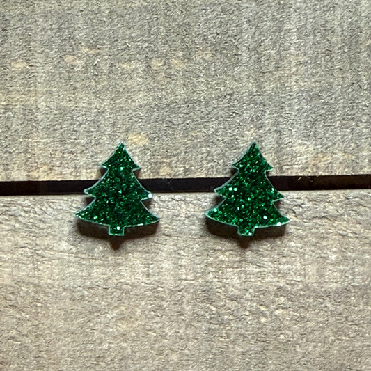 Christmas Tree Stud Earrings