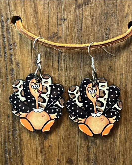 Turkey Wood Earrings