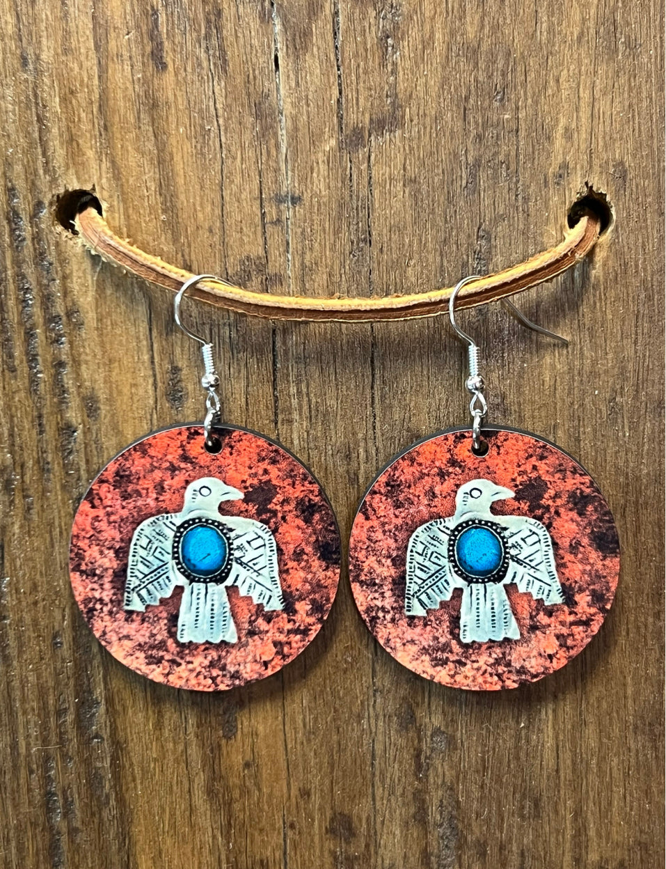 Eagle Wood Earrings